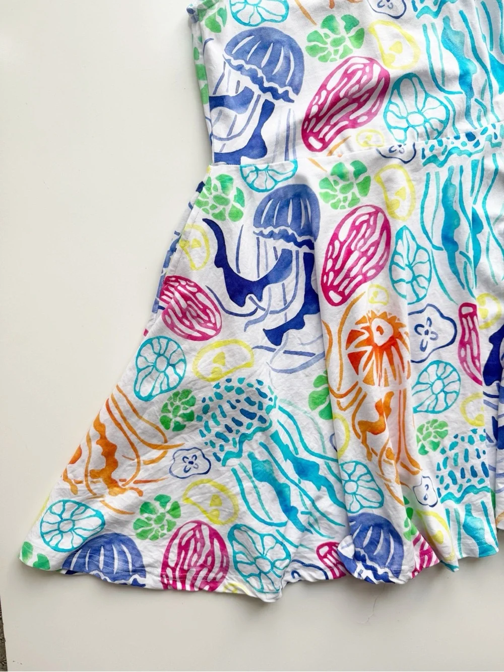 Princess Awesome Ocean Bloom Jellyfish Twirl Dress Size 12
